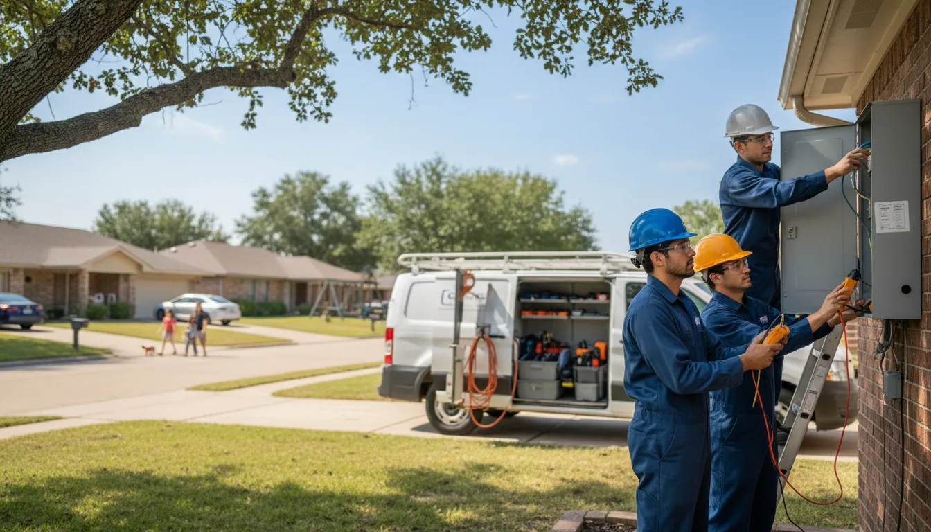 Certified electrician providing emergency electrical services in Chandler, OK